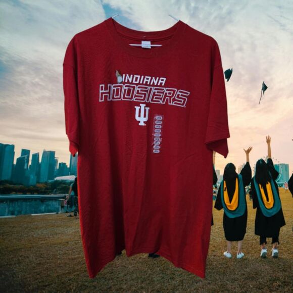 Indiana Hoosiers TShirt Size L NEW (V45) - Picture 1 of 2